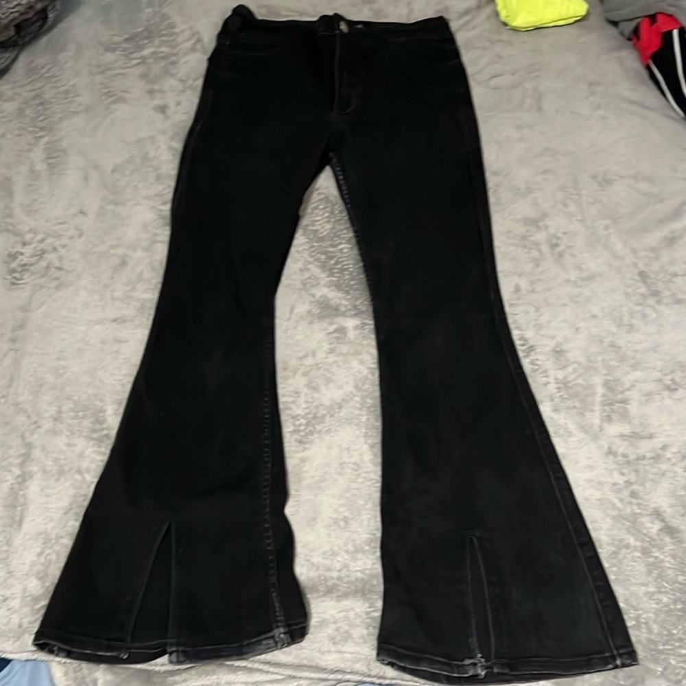 Hollister Black Boot Cut Flare Pants